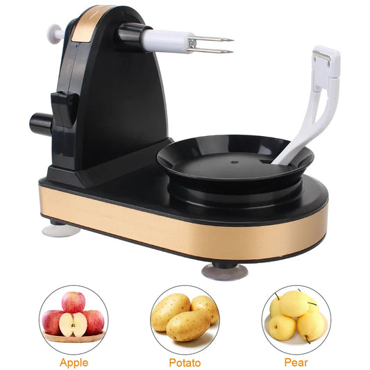 Hand-Cranked Fruit and Vegetable Peeler | Multifunction Kitchen Tool