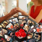 Hexagon Surprise Photo Album Box - Handmade DIY Keepsake for Couples