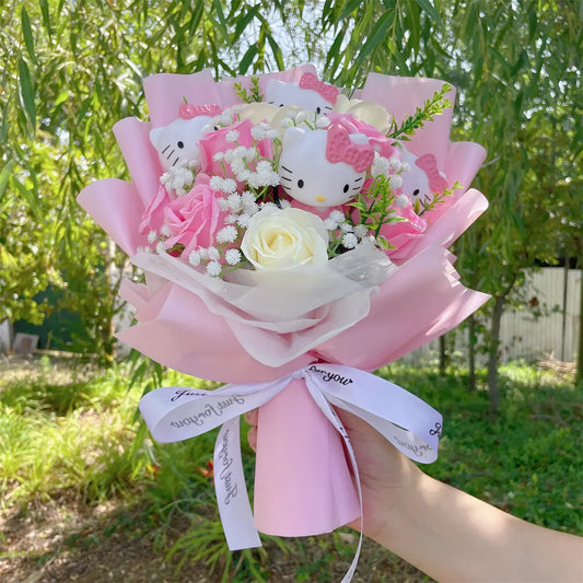 Blushing Harmony Pink and Cream Bouquet
