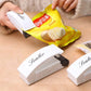 Portable Plastic Bag Sealer - Food Packaging Clip for Kitchen Storage