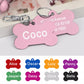 Personalized Alloy Bone ID Tag for Dogs and Cats
