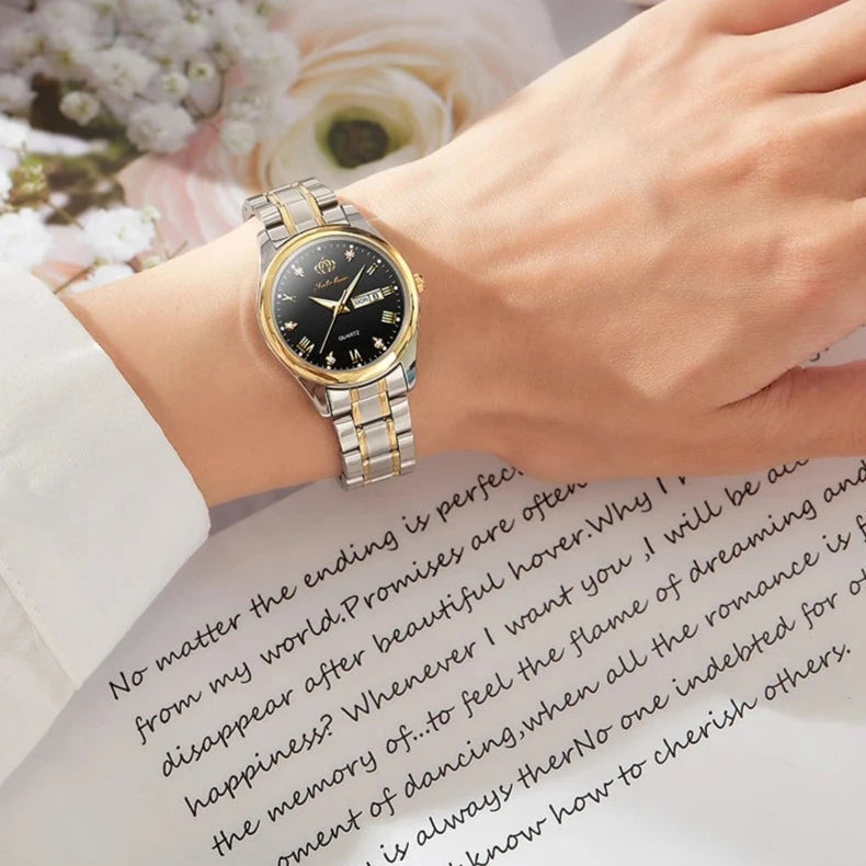 1FATE LOVE 819: Exquisite Luxury Quartz Watch Set for Women