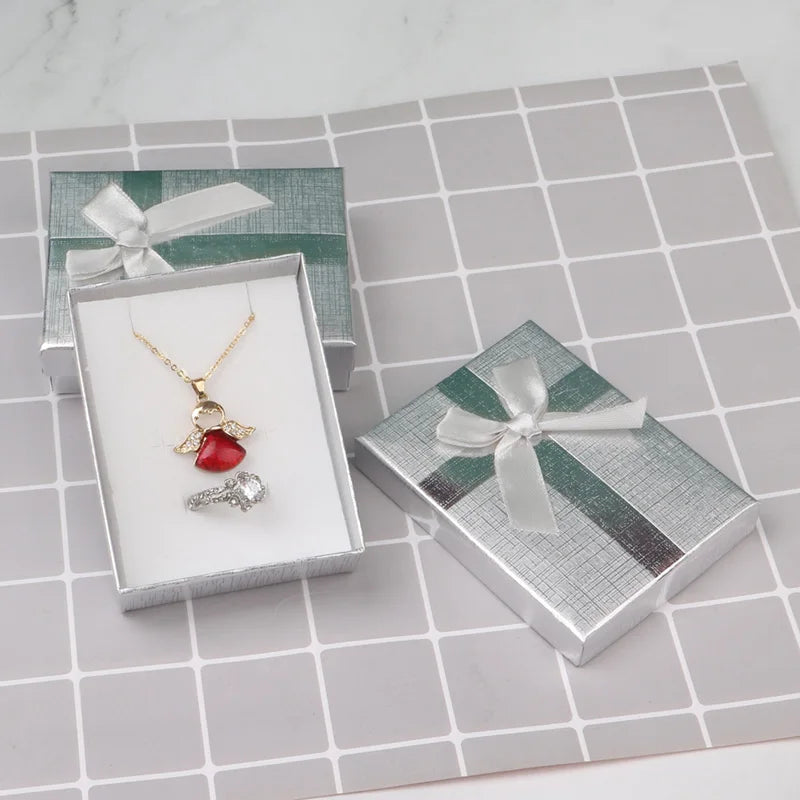 Elegance Unboxed: 12-Piece Cardboard Jewelry Gift Set