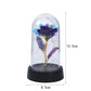 LED Light Rose in Glass Cover - A Timeless Valentine's Day Gift